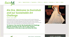 Desktop Screenshot of envirohub.org.nz